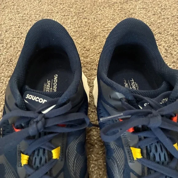 Saucony Endorphin Speed 4 Running Shoes Men 12 Blue Orange Walking S20940-211 - Picture 4 of 8